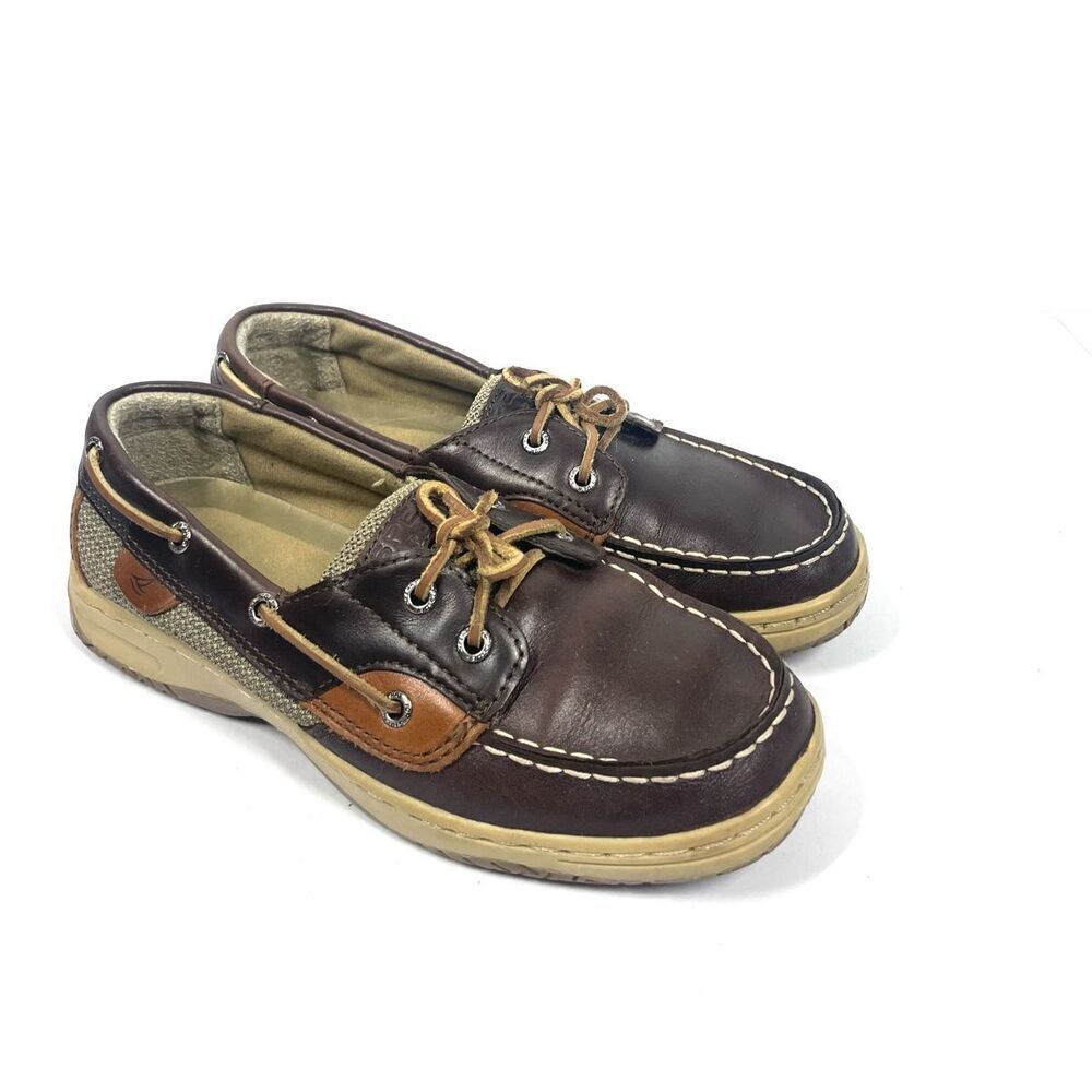 Sperry Top Sider Bluefish Boat Shoes Kids Youth Boys 4 M